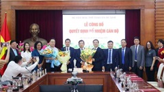 Bộ VHTTDL công bố các quyết định điều động, bổ nhiệm cán bộ
